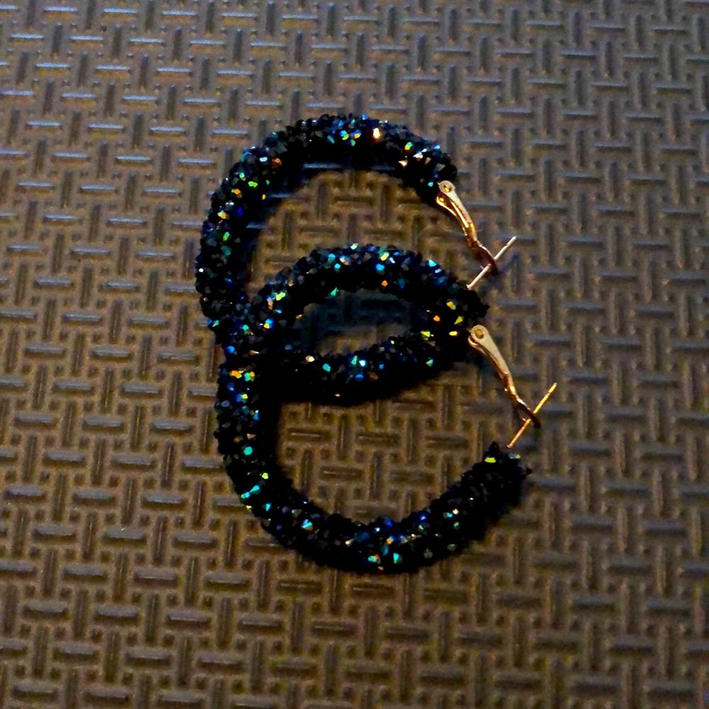 Blue Shimmer Earrings